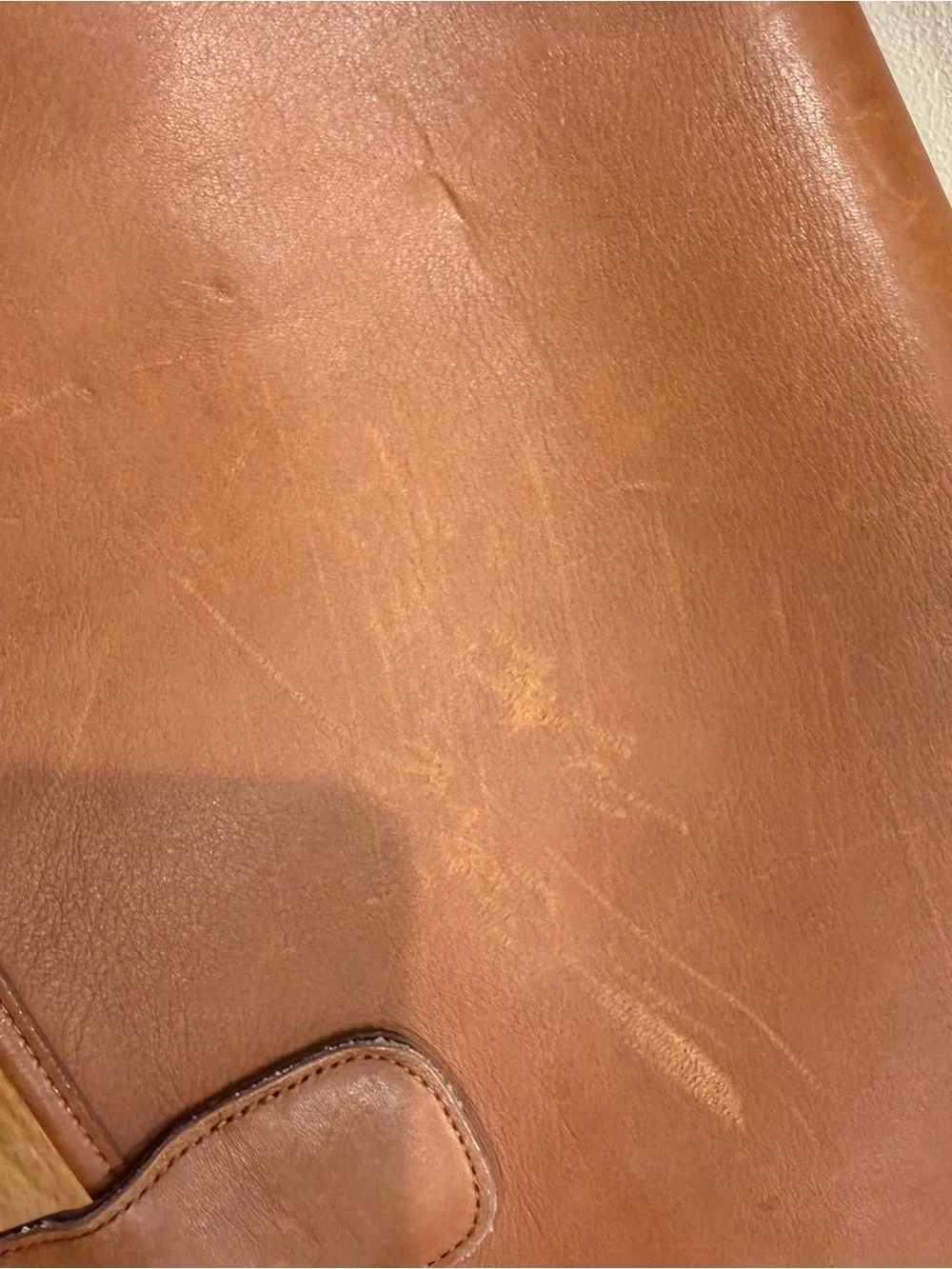 vintage Coach Prescott briefcase in British tan leather 5275